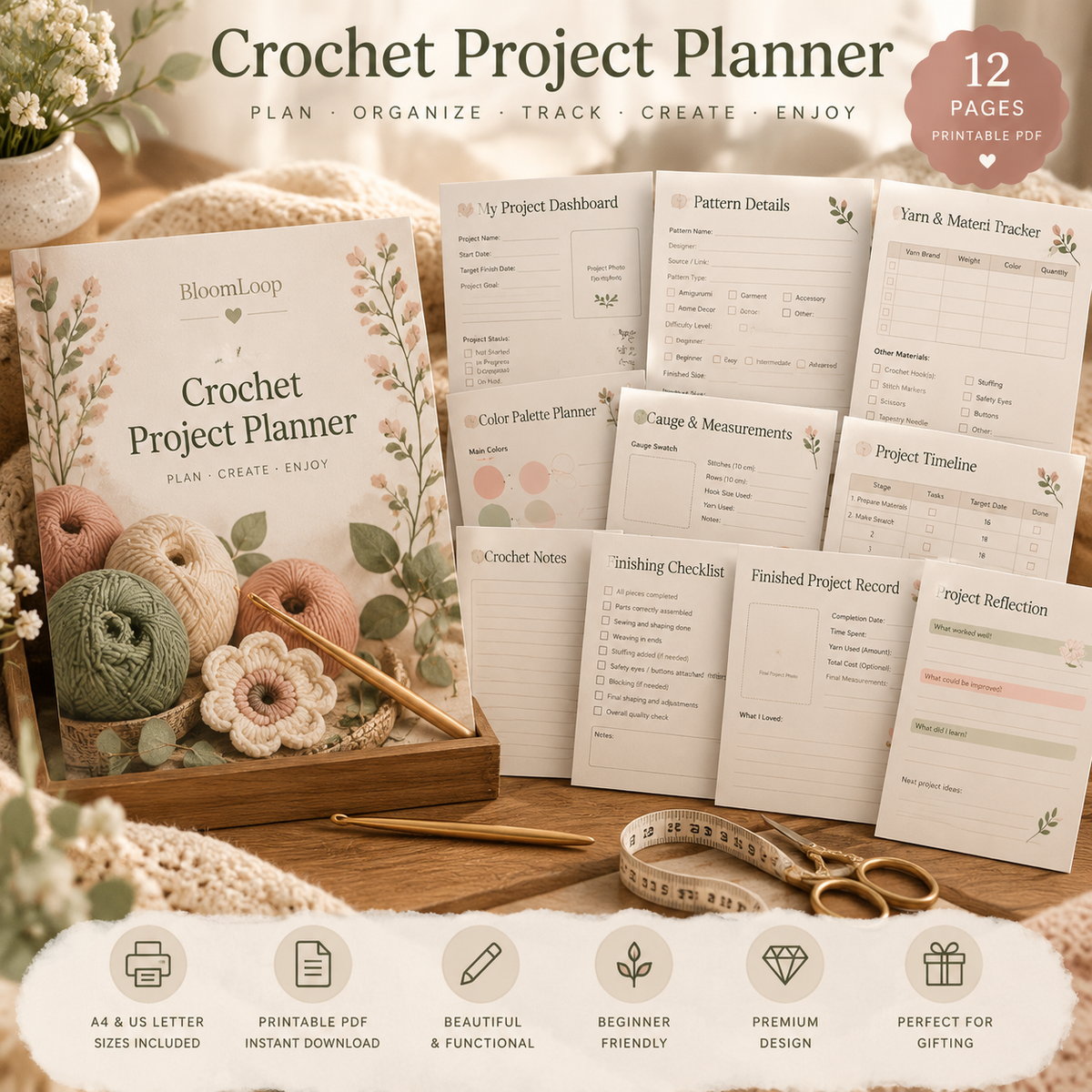 Crochet Project Planner